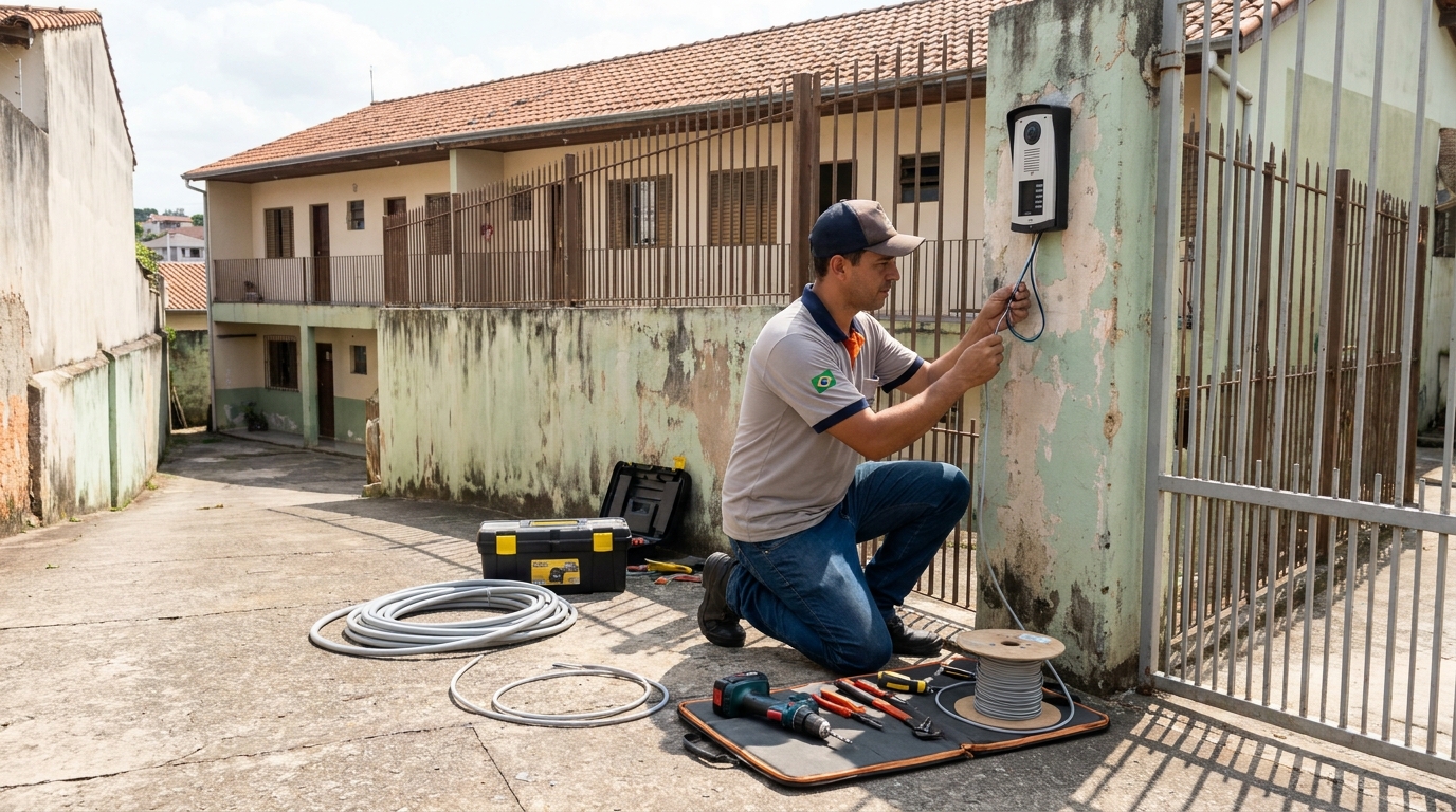 Instalação de Porteiro Eletrônico em Agulha, Belém‑PA