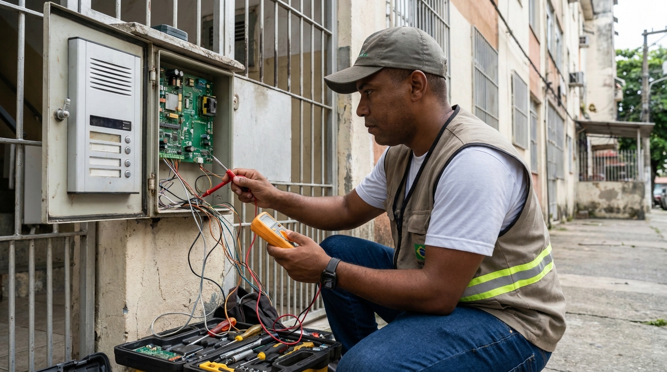 Reparo de Placa e Campainha em Batista Campos, Belém‑PA