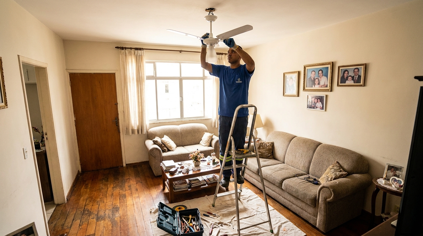 Substituição de Ventilador em Belém‑PA