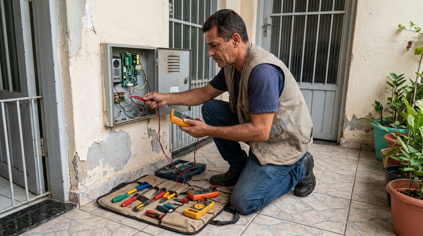 Troca de Fiação de Interfone em Batista Campos, Belém‑PA
